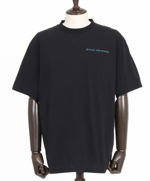 Jih Nunc(ジーヌンク)の「mt9432-オーガニックコットンプリントT Tシャツ(Tシャツ/カットソー・メンズ・ホワイト/ブラック・L/M/S)」の17枚目の写真