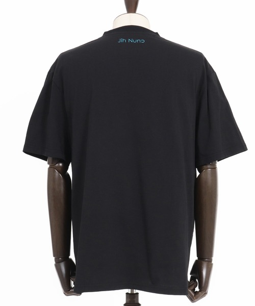 Jih Nunc(ジーヌンク)の「mt9432-オーガニックコットンプリントT Tシャツ(Tシャツ/カットソー・メンズ・ホワイト/ブラック・L/M/S)」の18枚目の写真