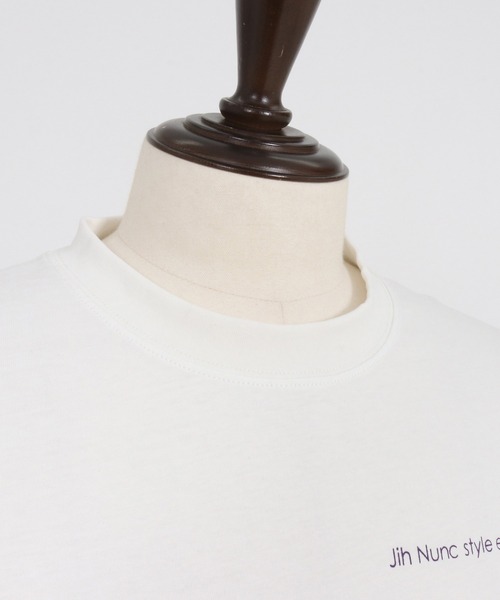 Jih Nunc(ジーヌンク)の「mt9432-オーガニックコットンプリントT Tシャツ(Tシャツ/カットソー・メンズ・ホワイト/ブラック・L/M/S)」の21枚目の写真