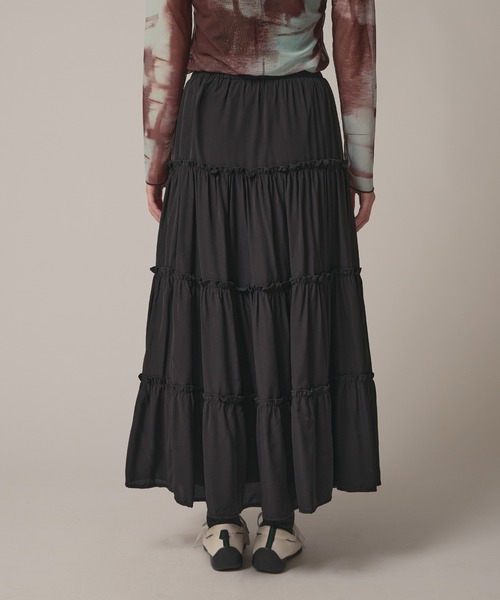 セール】△Frill Tiered Skirt / フリルティアードスカート