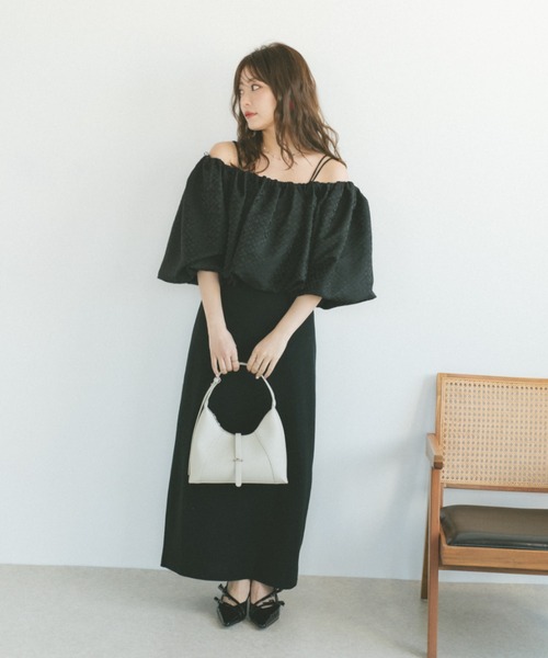 ECREL(エクレール)の「ベルトフラップミニバッグ(ショルダーバッグ・レディース・ベージュ/ブラック/アイボリー・FREE)」の22枚目の写真