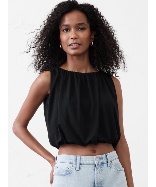 BANANA REPUBLIC 波模様ビーズ装飾トップス XS - メルカリ