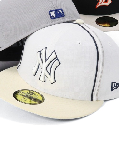 NEW ERA（ニューエラ）の「ニューエラキャップ 59FIFTY MLB 2トーン（キャップ・メンズ・ブラック/グレー/イエロー/ホワイト・7 1/8/7 1/4/7 3/8/7 1/2/7 3/4/8/7 5/8/7/7 7/8）」の2枚目の写真