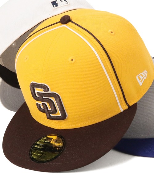 NEW ERA（ニューエラ）の「ニューエラキャップ 59FIFTY MLB 2トーン（キャップ・メンズ・ブラック/グレー/イエロー/ホワイト・7 1/8/7 1/4/7 3/8/7 1/2/7 3/4/8/7 5/8/7/7 7/8）」の4枚目の写真
