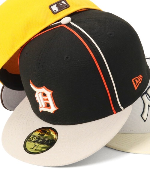 NEW ERA（ニューエラ）の「ニューエラキャップ 59FIFTY MLB 2トーン（キャップ・メンズ・ブラック/グレー/イエロー/ホワイト・7 1/8/7 1/4/7 3/8/7 1/2/7 3/4/8/7 5/8/7/7 7/8）」の3枚目の写真