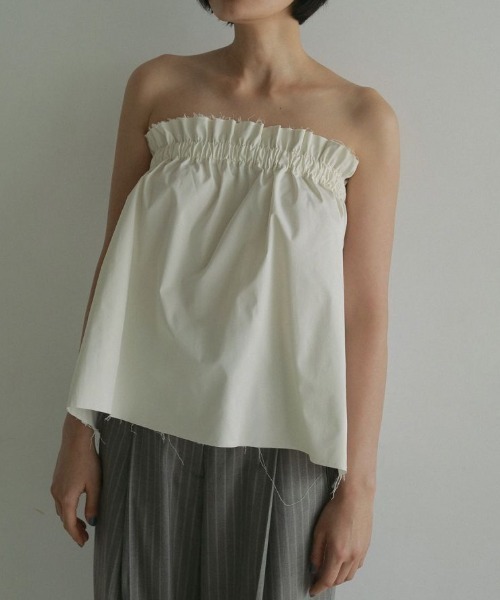 Cutoff Bare Bustier anuke ビスチェ
