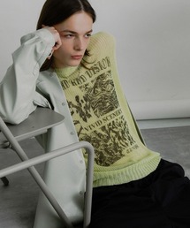 SENSE OF PLACE by URBAN RESEARCH | 『洗濯可』グラフィックプリントシアーニット(ニット/セーター)