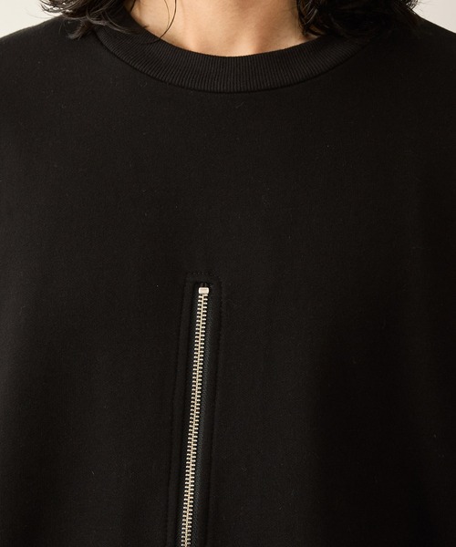 JUNRED(ジュンレッド)の「フロントジップスウェットクルー(Tシャツ/カットソー・メンズ・ブラック/グレー/ブルー系その他4・S/M/L)」の10枚目の写真