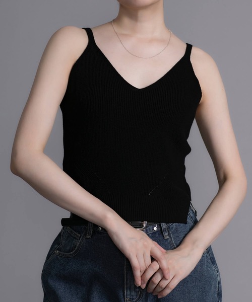 DECADE CLASSIC(ディケイド クラシック)の「【DECADE CLASSIC】ニットタンクトップ (SS)(ニット/セーター・レディース・ベージュ/チョコ/レッド/オフホワイト/ブラック/ホワイト・LARGE)」の19枚目の写真