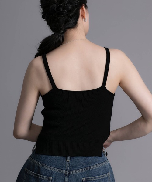 DECADE CLASSIC(ディケイド クラシック)の「【DECADE CLASSIC】ニットタンクトップ (SS)(ニット/セーター・レディース・ベージュ/チョコ/レッド/オフホワイト/ブラック/ホワイト・LARGE)」の21枚目の写真
