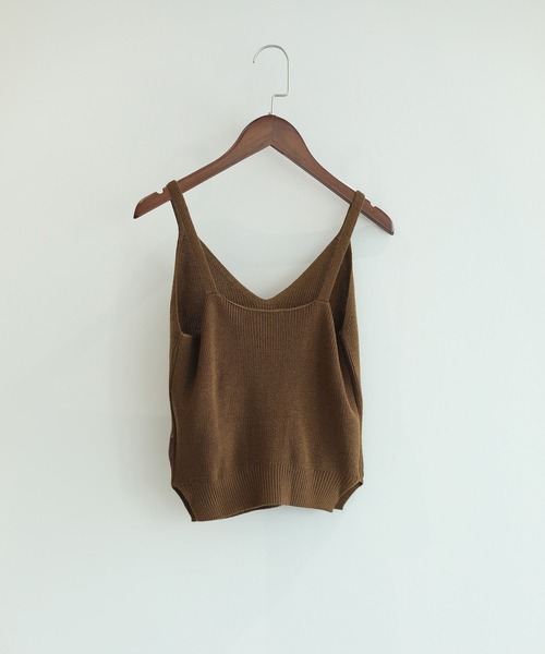 DECADE CLASSIC(ディケイド クラシック)の「【DECADE CLASSIC】ニットタンクトップ (SS)(ニット/セーター・レディース・ベージュ/チョコ/レッド/オフホワイト/ブラック/ホワイト・LARGE)」の12枚目の写真
