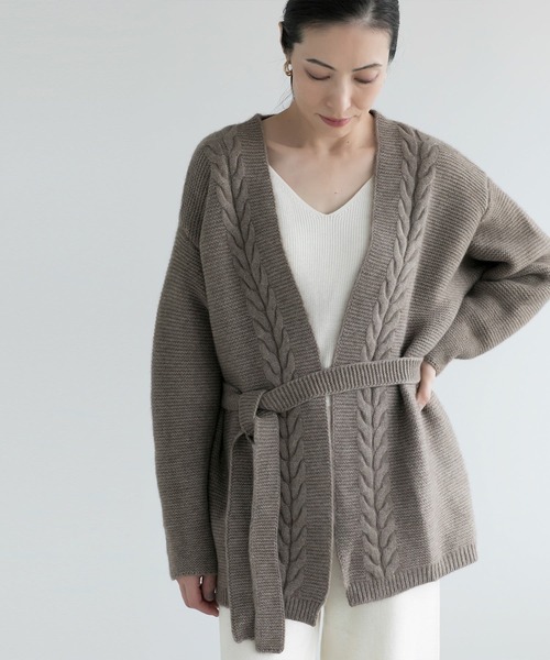 DECADE CLASSIC(ディケイド クラシック)の「【DECADE CLASSIC】ニットタンクトップ (SS)(ニット/セーター・レディース・ベージュ/チョコ/レッド/オフホワイト/ブラック/ホワイト・LARGE)」の8枚目の写真