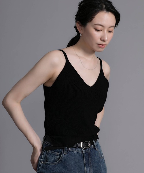 DECADE CLASSIC(ディケイド クラシック)の「【DECADE CLASSIC】ニットタンクトップ (SS)(ニット/セーター・レディース・ベージュ/チョコ/レッド/オフホワイト/ブラック/ホワイト・LARGE)」の22枚目の写真