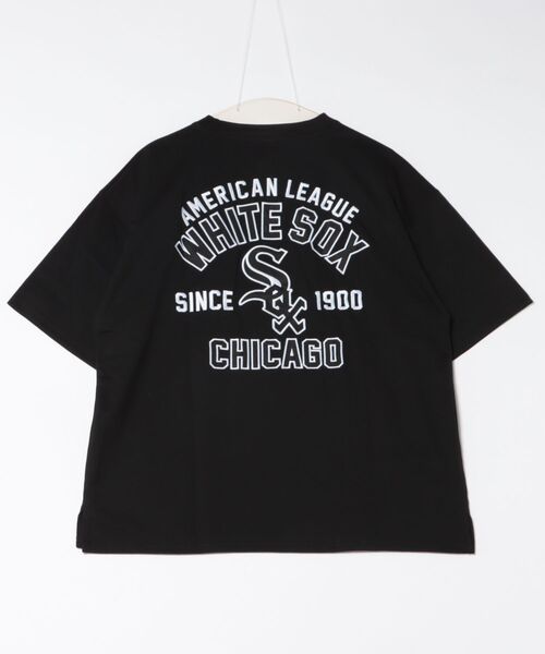 MLB(メジャーリーグベースボール)の「【別注限定展開】MLB ツイルワッペン刺繍Tシャツ 【Los Angeles Dodgers / New York Yankees / Chicago White Sox】(Tシャツ/カットソー・メンズ・アッシュグレー/ブラック/ネイビー・M/L/XL)」の16枚目の写真
