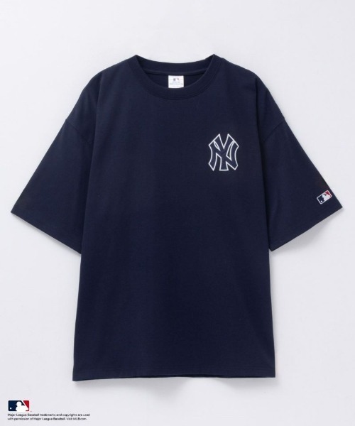 セール】【別注限定展開】MLB ツイルワッペン刺繍Tシャツ 【Los
