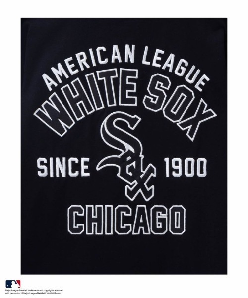 MLB(メジャーリーグベースボール)の「【別注限定展開】MLB ツイルワッペン刺繍Tシャツ 【Los Angeles Dodgers / New York Yankees / Chicago White Sox】(Tシャツ/カットソー・メンズ・アッシュグレー/ブラック/ネイビー・M/L/XL)」の11枚目の写真