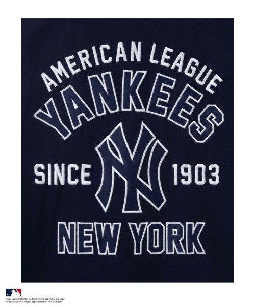 MLB(メジャーリーグベースボール)の「【別注限定展開】MLB ツイルワッペン刺繍Tシャツ 【Los Angeles Dodgers / New York Yankees / Chicago White Sox】(Tシャツ/カットソー・メンズ・アッシュグレー/ブラック/ネイビー・M/L/XL)」の15枚目の写真