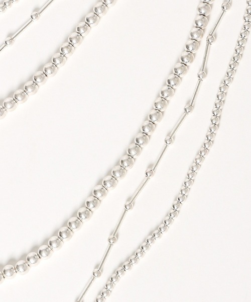 LEPSIM（レプシィム）の「3連ボールネックレス　287544（ネックレス・レディース・アイボリー/シルバー/シルバー系その他/ゴールド・ONE SIZE）」の12枚目の写真