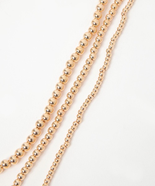 3連ボールネックレス 287544（ネックレス）｜LEPSIM（レプシィム
