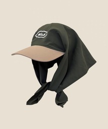 ヘッド スカーフ バイザー ワンポイント ロゴ刺繍 サンシェード キャップ