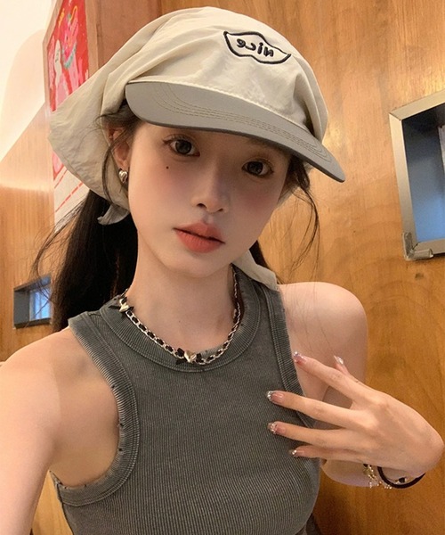 90s J HATS サンシェード キャップ ONE SIZE ベージュ trim_fce_item645c81f2428fd.jpg