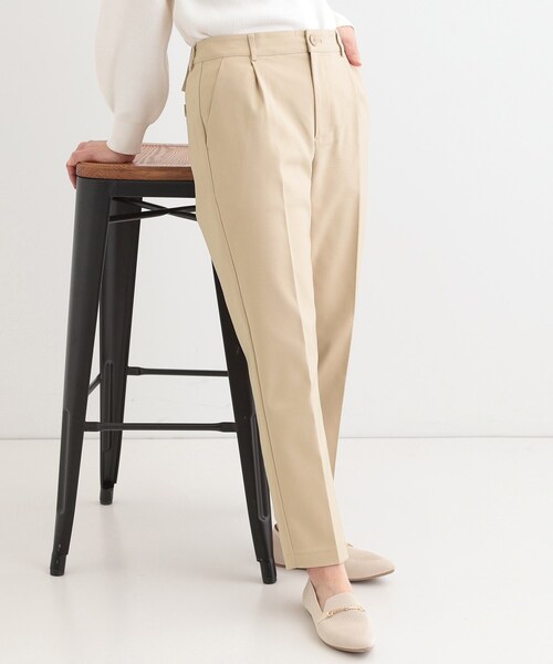 セール】【高レビュー/洗える/美脚シルエット】ソフトスティックパンツ