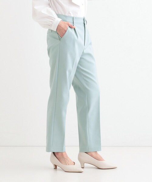 SHOO・LA・RUE（シューラルー）の「【高レビュー/洗える/美脚シルエット】ソフトスティックパンツ（その他パンツ・レディース・ブラック/ライトブルー/ホワイト/ベージュ・01/02/03/04/05/10）」の10枚目の写真