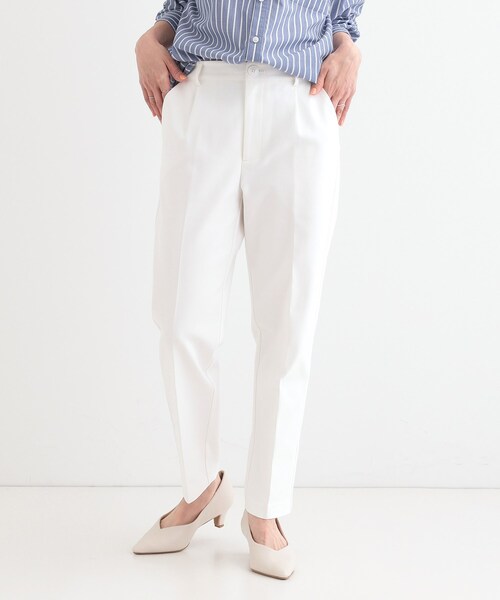 SHOO・LA・RUE（シューラルー）の「【高レビュー/洗える/美脚シルエット】ソフトスティックパンツ（その他パンツ・レディース・ブラック/ライトブルー/ホワイト/ベージュ・01/02/03/04/05/10）」の13枚目の写真