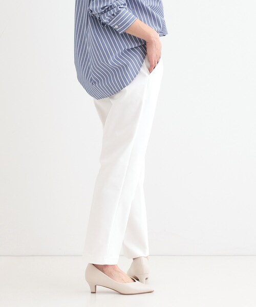 SHOO・LA・RUE（シューラルー）の「【高レビュー/洗える/美脚シルエット】ソフトスティックパンツ（その他パンツ・レディース・ブラック/ライトブルー/ホワイト/ベージュ・01/02/03/04/05/10）」の14枚目の写真