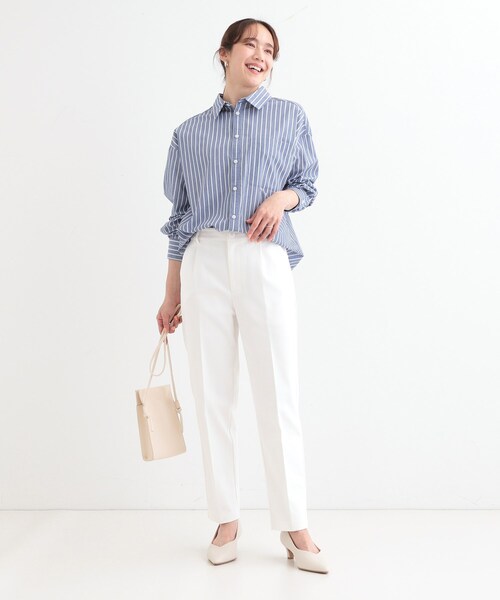 SHOO・LA・RUE（シューラルー）の「【高レビュー/洗える/美脚シルエット】ソフトスティックパンツ（その他パンツ・レディース・ブラック/ライトブルー/ホワイト/ベージュ・01/02/03/04/05/10）」の15枚目の写真