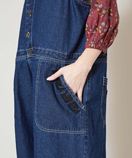 チャイハネ　デニムオーバーオール チャイハネ（チャイハネ）の「【チャイハネ】カシュデニム