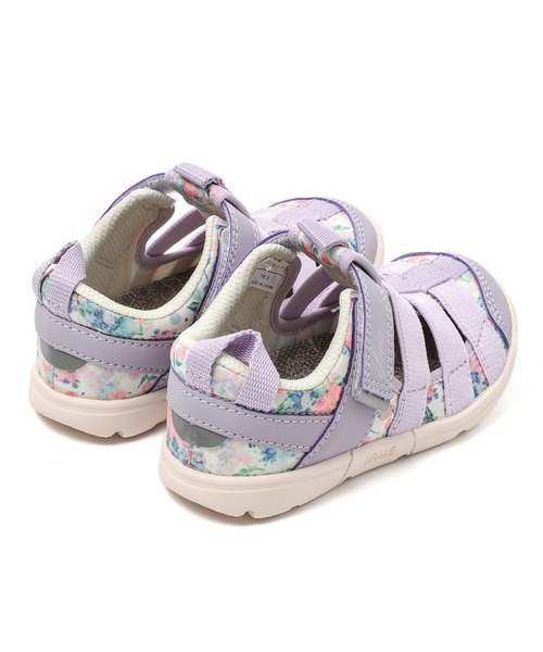 IFME(イフミー)の「KIDS|ifme CALIN 水彩花柄ウォーターシューズ(サンダル・キッズ・グリーン/ピンク/パープル・15.0cm/15.5cm/16.0cm/18.5cm/19.0cm/19.5cm/20.0cm/20.5cm/21.0cm/16.5cm/17.0cm/17.5cm/18.0cm)」の11枚目の写真