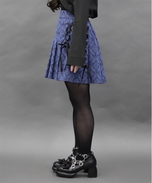 axes femme POETIQUE(アクシーズファムポエティック)の「プリーツミニスカパン(その他パンツ・レディース・ブルー/グレー/ブラック・MEDIUM)」の20枚目の写真