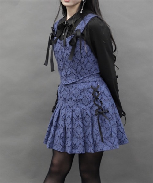 axes femme POETIQUE(アクシーズファムポエティック)の「プリーツミニスカパン(その他パンツ・レディース・ブルー/グレー/ブラック・MEDIUM)」の22枚目の写真