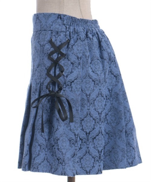 axes femme POETIQUE(アクシーズファムポエティック)の「プリーツミニスカパン(その他パンツ・レディース・ブルー/グレー/ブラック・MEDIUM)」の4枚目の写真