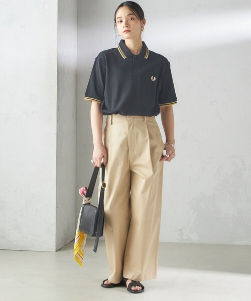 SHIPS（シップス）の「SHIPS Primary Navy Label:チノパンツ（チノパンツ・レディース・ベージュ・40/38/36）」の5枚目の写真