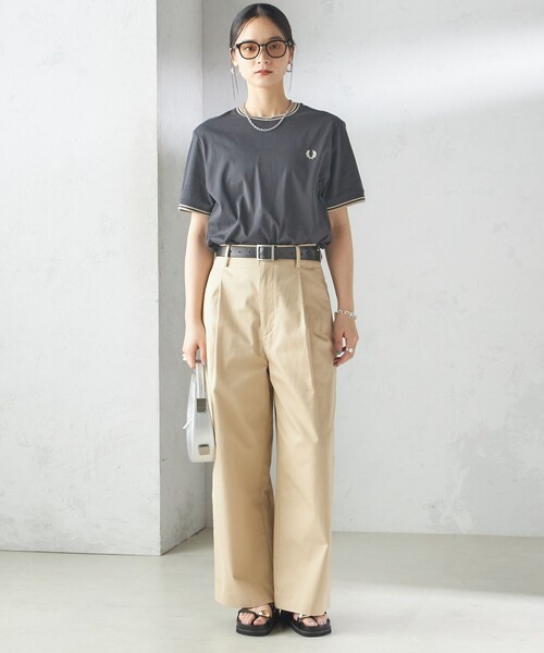 SHIPS（シップス）の「SHIPS Primary Navy Label:チノパンツ（チノパンツ・レディース・ベージュ・40/38/36）」の6枚目の写真