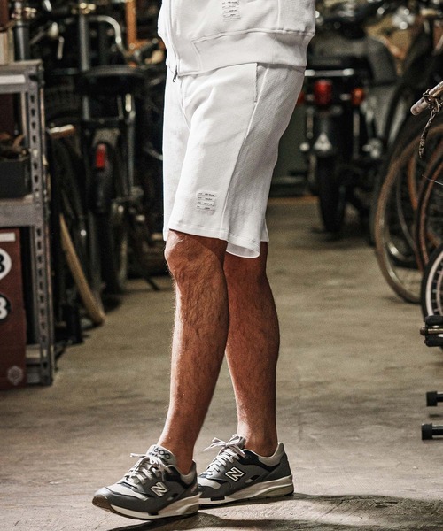 wjk reluxe(ダブルジェーケーリラックス)の「mp13272-tight heavy waffle shorts ショートパンツ(その他パンツ・メンズ・ホワイト/ブラック/トップグレー・S/M/L)」の6枚目の写真