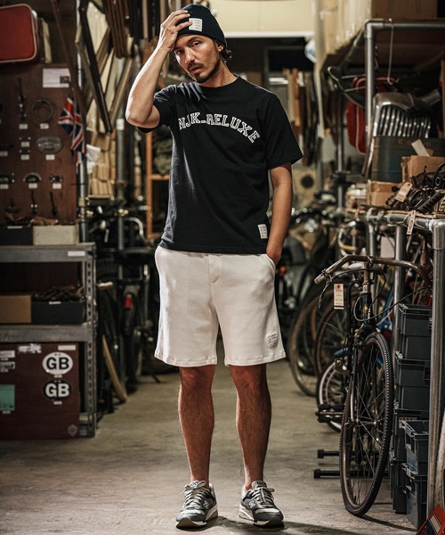 wjk reluxe(ダブルジェーケーリラックス)の「mp13272-tight heavy waffle shorts ショートパンツ(その他パンツ・メンズ・ホワイト/ブラック/トップグレー・S/M/L)」の9枚目の写真