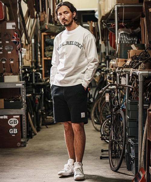 wjk reluxe(ダブルジェーケーリラックス)の「mp13272-tight heavy waffle shorts ショートパンツ(その他パンツ・メンズ・ホワイト/ブラック/トップグレー・S/M/L)」の13枚目の写真