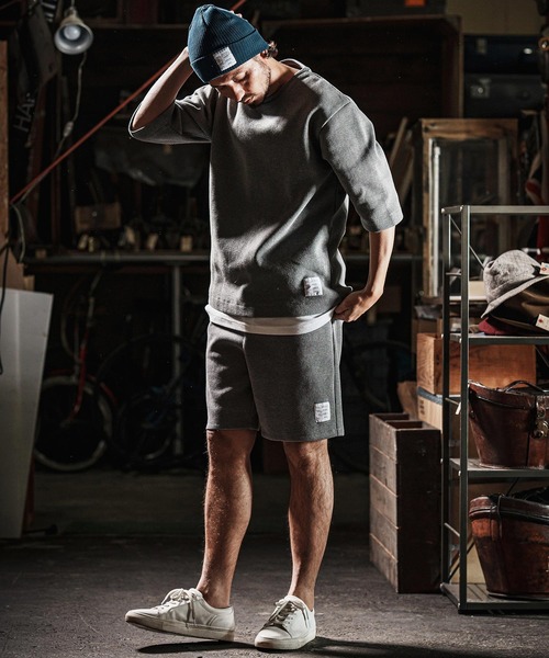 wjk reluxe(ダブルジェーケーリラックス)の「mp13272-tight heavy waffle shorts ショートパンツ(その他パンツ・メンズ・ホワイト/ブラック/トップグレー・S/M/L)」の19枚目の写真