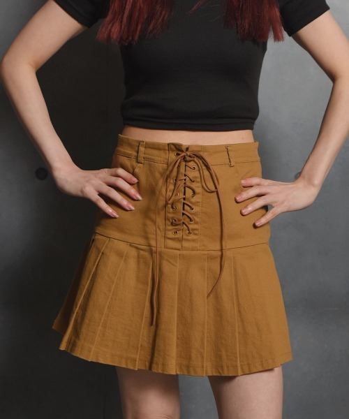 ミニスカート Layered Cut-Off Vintage Fancy Mini-Skirt 公式】Ribbon & Heart Lace Frill Tiered Mini Skirt - Fantage