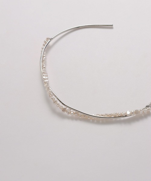 GLOBAL WORK（グローバルワーク）の「MATINEE LINE/変形パールチョーカー/288870（チョーカー・レディース・シルバー/ゴールド・FREE）」の3枚目の写真