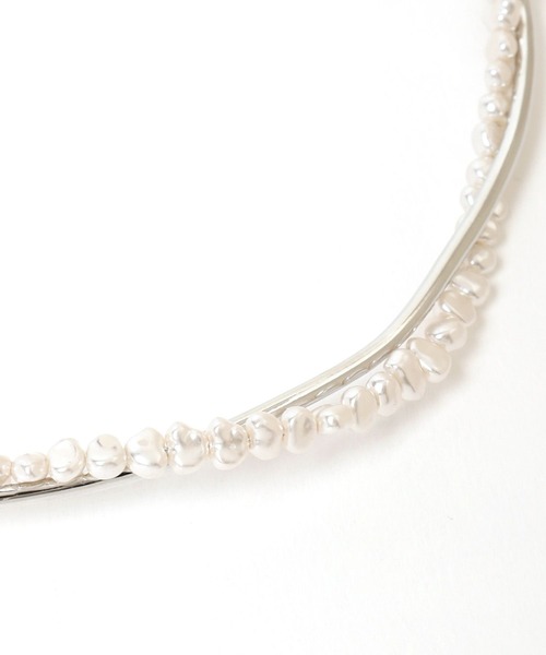 GLOBAL WORK（グローバルワーク）の「MATINEE LINE/変形パールチョーカー/288870（チョーカー・レディース・シルバー/ゴールド・FREE）」の9枚目の写真