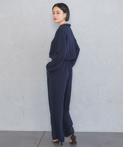 A part by（アパートバイ）の「カイキンサロペット（サロペット/オーバーオール・レディース・ブラック/ブラウン/ネイビー・FREE）」の12枚目の写真