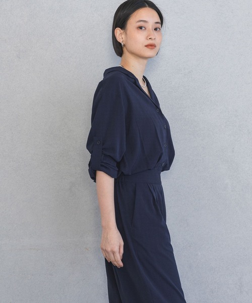 A part by（アパートバイ）の「カイキンサロペット（サロペット/オーバーオール・レディース・ブラック/ブラウン/ネイビー・FREE）」の6枚目の写真