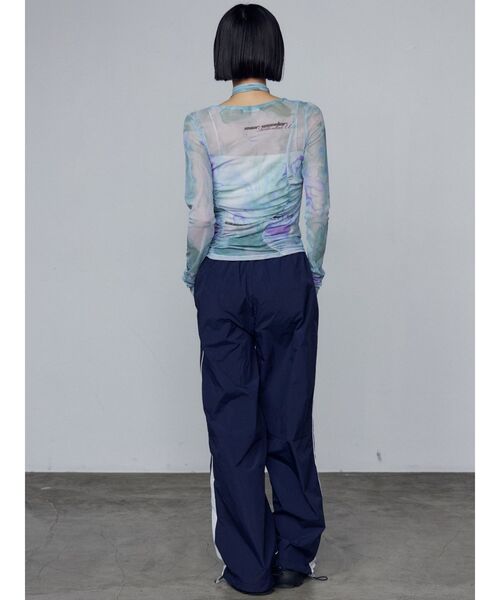 EMODA（エモダ）の「ナイロンラインパンツ（その他パンツ・レディース・アイボリー/ブラック/ネイビー・FREE）」の20枚目の写真