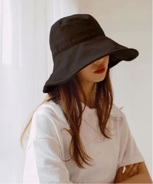 ammy.（エイミードット）の「【 ammy. / エイミードット 】 ワイド リム ハット（ハット・レディース・アイボリー/ブラック/ブラウン・FREE）」の4枚目の写真