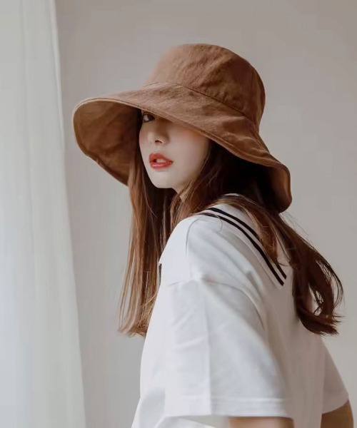 ammy.（エイミードット）の「【 ammy. / エイミードット 】 ワイド リム ハット（ハット・レディース・アイボリー/ブラック/ブラウン・FREE）」の13枚目の写真