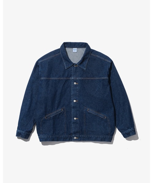 KEBOZ(ケボズ)の「DENIM JACKET(デニムジャケット・メンズ・ブラック/インディゴブルー・L/XL/M)」の2枚目の写真